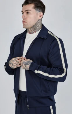 Navy Track Top