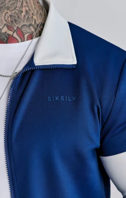 Navy Track Top