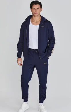 Navy Track Top