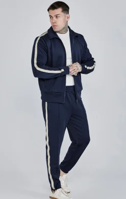 Navy Track Top