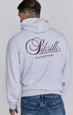 Snow Marl Graphic Hoodie