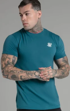 Teal Muscle Fit T-Shirt