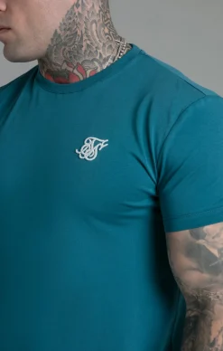 Teal Muscle Fit T-Shirt