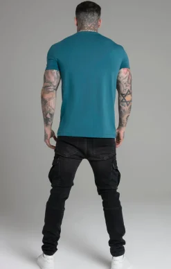 Teal Muscle Fit T-Shirt