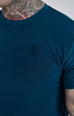 Teal Roll Sleeve T-Shirt
