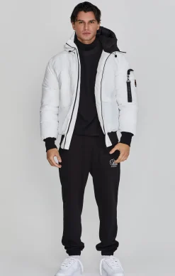 White Bomber Jacket