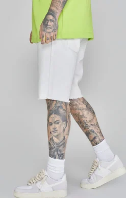 White Denim Shorts