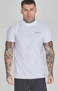 White Muscle Fit T-Shirt