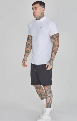 White Muscle Fit T-Shirt