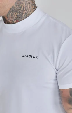 White Muscle Fit T-Shirt