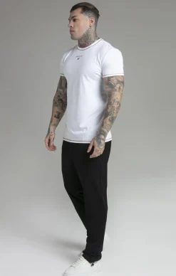 White Muscle Fit T-Shirt