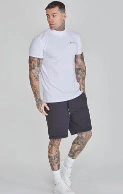 White Muscle Fit T-Shirt