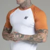 White Yellow Raglan T-Shirt