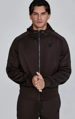 Brown Full Zip Hoodie