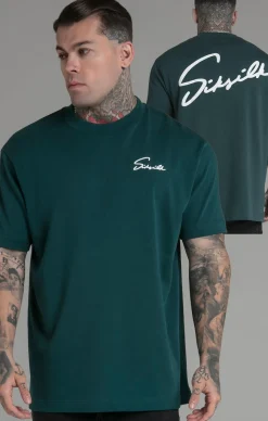 Green Script T-Shirt
