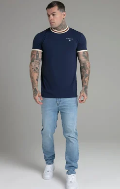 Navy Ringer T-Shirt